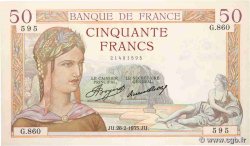 50 Francs CÉRÈS FRANCE  1935 F.17.05