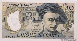 50 Francs QUENTIN DE LA TOUR FRANCE  1979 F.67.05
