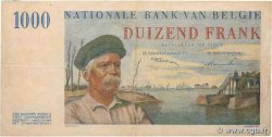 1000 Francs BELGIO  1950 P.131a q.BB