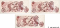 10 Shillings Consécutifs ENGLAND  1962 P.373b AU+