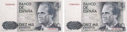 10000 Pesetas Consécutifs ESPAGNE  1985 P.161 SUP+