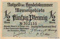 1/2 Mark MEMEL  1922 P.01
