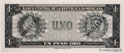 1 Peso Oro Spécimen DOMINICAN REPUBLIC  1964 P.099s1 UNC