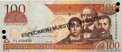 100 Pesos Oro Spécimen RÉPUBLIQUE DOMINICAINE  2003 P.171s3
