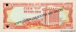 100 Pesos Oro Spécimen RÉPUBLIQUE DOMINICAINE  1997 P.156s1 FDC