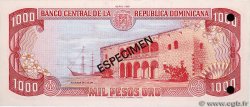 1000 Pesos Oro Spécimen RÉPUBLIQUE DOMINICAINE  1981 P.124s1 FDC