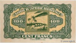 100 Francs FRENCH WEST AFRICA  1942 P.31a fST+