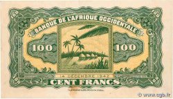 100 Francs FRENCH WEST AFRICA  1942 P.31a UNC-