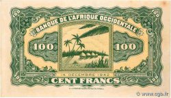 100 Francs AFRIQUE OCCIDENTALE FRANÇAISE (1895-1958)  1942 P.31a pr.NEUF