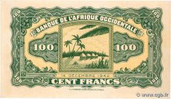 100 Francs AFRIQUE OCCIDENTALE FRANÇAISE (1895-1958)  1942 P.31a pr.NEUF