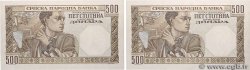 500 Dinara Consécutifs SERBIEN  1941 P.27b fST+