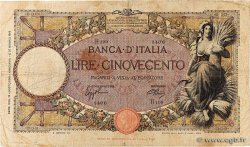 500 Lire ITALIE  1940 P.051d