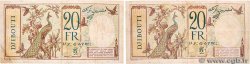 20 Francs Lot DJIBOUTI  1936 P.07b TB