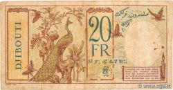 20 Francs DJIBOUTI  1936 P.07b TB