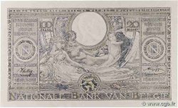 100 Francs - 20 Belgas BELGIUM  1943 P.107 UNC-