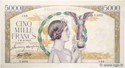 5000 Francs VICTOIRE Impression à plat FRANCE  1942 F.46.43 pr.SUP