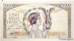 5000 Francs VICTOIRE Impression à plat FRANCE  1942 F.46.35 SUP