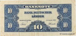 10 Deutsche Mark GERMAN FEDERAL REPUBLIC  1949 P.16a F