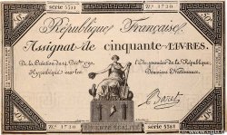 50 Livres FRANCE  1792 Ass.39a