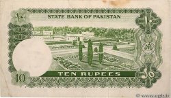 10 Rupees PAKISTAN  1972 P.21a SPL