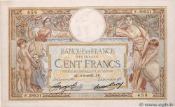 100 Francs LUC OLIVIER MERSON grands cartouches FRANCE  1933 F.24.12
