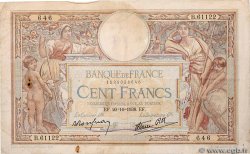 100 Francs LUC OLIVIER MERSON type modifié FRANCE  1938 F.25.32