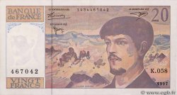 20 Francs DEBUSSY Modifié FRANCE  1997 F.66ter.02