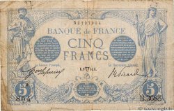 5 Francs BLEU FRANCE  1914 F.02.22
