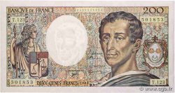 200 Francs MONTESQUIEU FRANCE  1992 F.70.12b