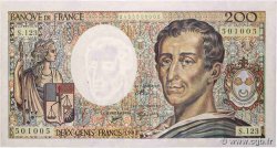 200 Francs MONTESQUIEU FRANCE  1992 F.70.12b