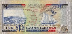 10 Dollars EAST CARIBBEAN STATES  1993 P.27l F