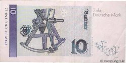 10 Deutsche Mark GERMAN FEDERAL REPUBLIC  1989 P.38a SS