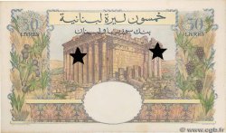 50 Livres Libanaises Spécimen LEBANON  1950 P.052s UNC-
