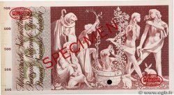 500 Francs Spécimen SUISSE  1961 P.51s fST