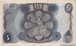 5 Pounds ENGLAND  1963 P.375a F+