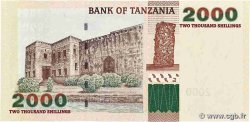 2000 Shilingi TANZANIA  2009 P.37b SPL