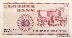 100 Kroner NORVÈGE  1973 P.38g TB+