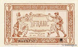 1 Franc TRÉSORERIE AUX ARMÉES 1917 FRANCE  1917 VF.03.13