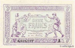 2 Francs TRÉSORERIE AUX ARMÉES FRANCE 1917 VF.05.01