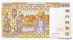 1000 Francs WEST AFRICAN STATES  1997 P.411Dg XF