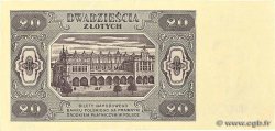 20 Zlotych POLONIA  1948 P.137 MBC+