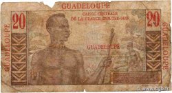 20 Francs Émile Gentil GUADELOUPE  1946 P.33 GE