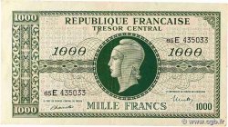 1000 Francs MARIANNE THOMAS DE LA RUE FRANCE  1945 VF.13.02