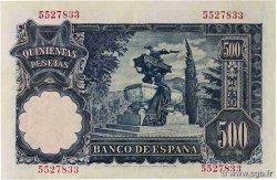 500 Pesetas ESPAGNE  1951 P.142a SUP