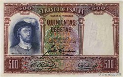 500 Pesetas ESPAGNE  1931 P.084