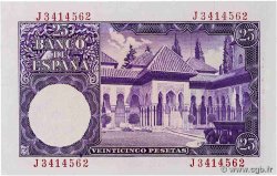 25 Pesetas SPAGNA  1954 P.147a FDC