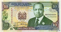 10 Shillings KENYA  1991 P.24c