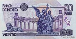 20 Nuevos Pesos MEXIQUE  1992 P.100 SPL