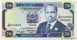 20 Shillings KENYA  1991 P.25d