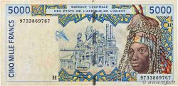 5000 Francs STATI AMERICANI AFRICANI  1997 P.613Hc